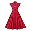 Red Cap Sleeve Dress