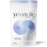 Youngle NMN Pulver 30g – Über 99% rein, ohne Zusatzstoffe, in Deutschland getestet – Hochreines NMN für Forschung und Qualitätssicherung