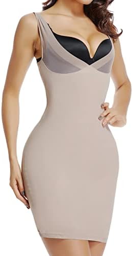 JOYSHAPER Full Slips for Women Under Dresses Tummy Control Body Shaper Shapewear Slip