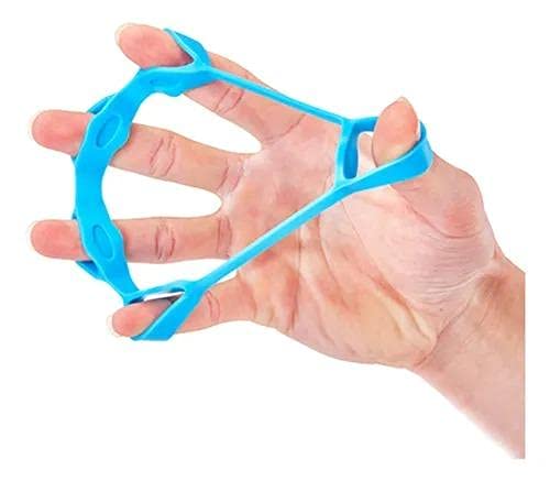 Exercitador e Fortalecedor de Dedos Simple em Silicone, Fisioterapia, Elástico de Resistência, Leve,