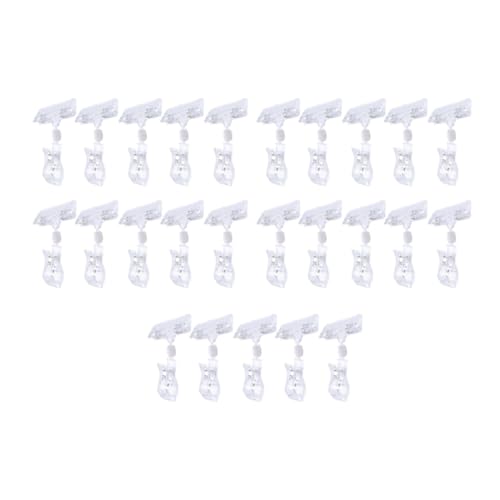 Clips réglables pour supports en magasin | Solution pince Healvian 25pcs