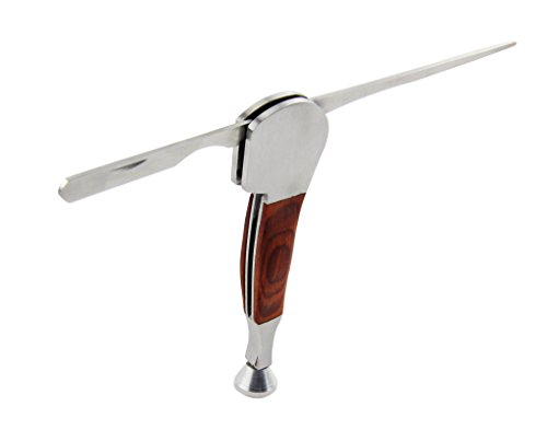 Image of 3 in 1 Stainless Steel and Rosewood Tobacco /Smoking Pipe Scraper Nozzle Cleaner Tamper Tool Set