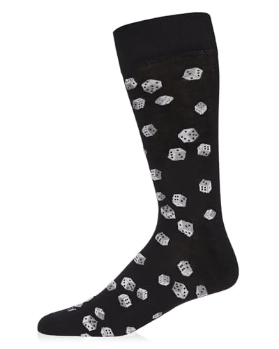 MeMoi Men's Roll of the Dice Rayan Blend Novelty Crew Sock2