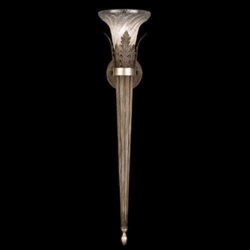 Fine Art Lamps 808350, Villa Vista Glass Wall Sconce Lighting, 1 Light, 20 Watts, Driftwood