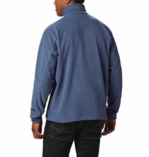 Columbia Jaqueta de lã masculina Fast Trek II com zíper frontal, conforto quente, Dark Mountain, gra