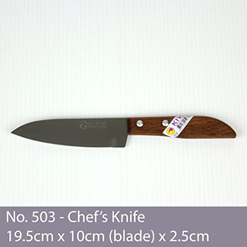 Kiwi 4" Sharp Pairing Knife, With Wood Handle # 503 #TOP2