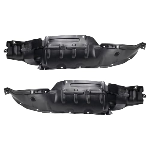 Image of TRQ Front Inner Fender Liner Set Compatible with 2000-2004 Nissan Xterra NI1248105 NI1249105