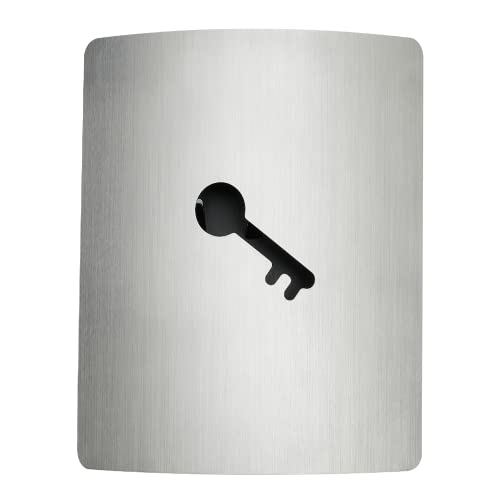 BALOU LIVING Schlüsselkasten Modern Aus Glas 33x33x6,8cm - XXL