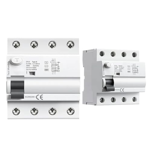 RCCB Type B RCD 6KA disjoncteur différentiel quadripolaire haute performance rail Din