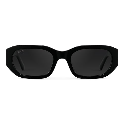 WearMe Pro - Women's Chunky Narrow Rectangular Sunglasses - Polarized, Lightweight Acetate, 100% UV Protection2