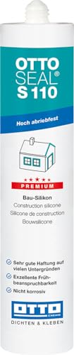 OTTOSEAL S 110 Premium-Bau-Silikon 310ml C64 eiche hell Hoch abriebfest & schnell beanspruchbar Für die Verfugung von Glaselementen Sicher gegen Schimmel