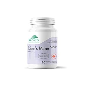 Lion’s Mane – 10:1 extract / 5000 mg DHE by Provita Nutrition (Canadian Made) 90vcaps