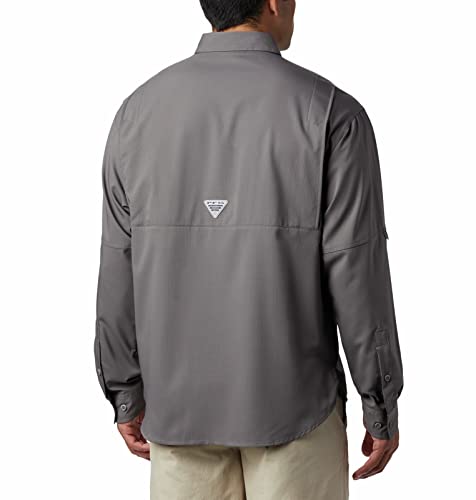 Columbia 128606-023-SMALL Men'S Pfg Tamiami™ Ii Long Sleeve Shirt, City Grey thumb #4