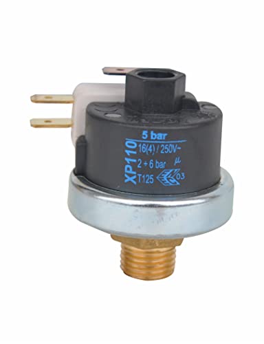 Hā+numēto Pressure Switch Mater Italy XP110-2-6 (BAR) 1/4" - Ma-ter.AKOS4XP26 For, Industrial Machines