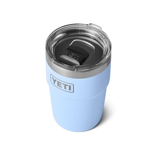 Image of YETI Rambler 16 oz Stackable Tumbler, Vacuum Insulated, Stainless Steel with MagSlider Lid | Stackable