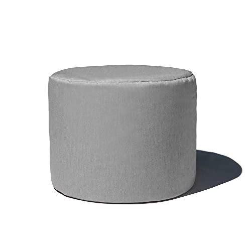 Stylish and Versatile Ottoman Pouf 21 in. L X 21 in. W X 17 in. H Size, Pretty Granite Shade, Fade, Uv, Water, and Weather Resistant, | All Season Perfect for The Patio, Deck, Porch, or Poolside
