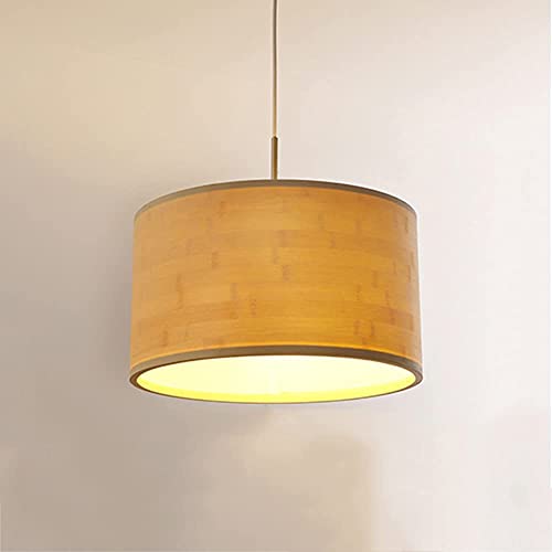 Suspension en bambou lustre E27 plafonnier pastoral de bar