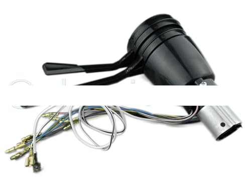 Devio Luci Colore Nero Con Leve In Plastica Compatibile Con Fiat 500 L, 500 R e 500 Giardiniera dal 1968 Epoca