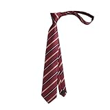 Muloo Fashion Neckties for Students Zipper/Elastic Band/Self Tie Type Necktie British Style Girl Boys Uniform Accessories