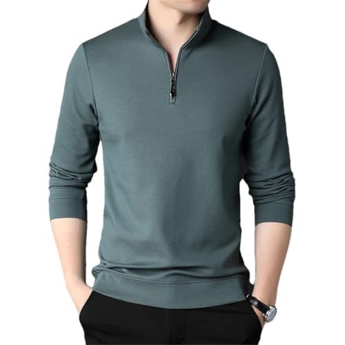 Luxury Polo Shirt for Men Casual Solid Color Long Sleeve Mens Golf Shirt Tops
