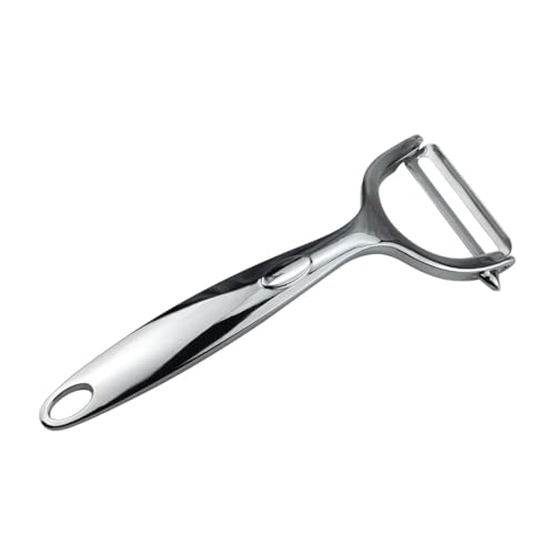 HABNI Cuchillo pelador, Cuchillo de Cocina de Acero Inoxidable pelador Multifuncional para pelar Frutas y Verduras (Largo 15,5 cm Ancho 5 cm)