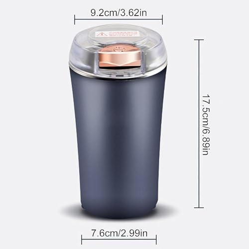 Image of Grinder Multi-Functional Electric Stainless Steel Herbs Spices Nuts Grain Grinder, Portable Coffee Bean Seasonings Spices Mill Powder Machine Grinder Machine for Home and Office