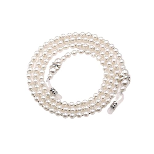 Lunettes de lecture perdues ? Découvrez le lot de 10 chaînes de lunettes avec perles blanc