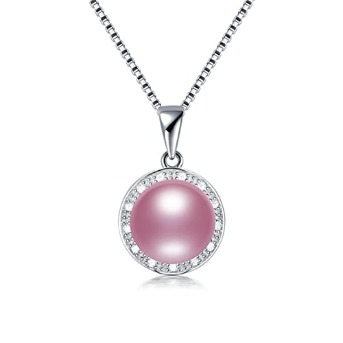Collier en perles de culture d'eau douce naturelle pour femme