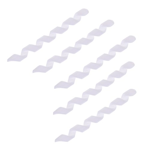 5x の自転車ブレーキケーブルハウジングプロテクターバイクケーブルスパイラルスリーブ白