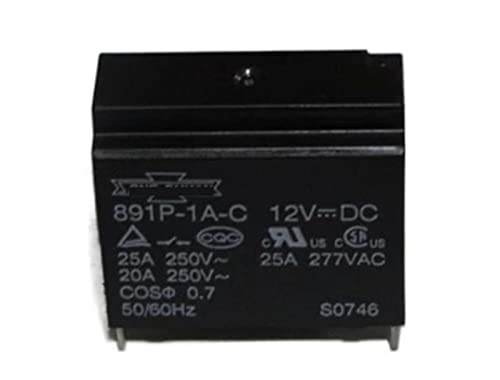 Relé 12V 891P-1A-C para solucionar fallos de encendido por sobrecarga en circuitos