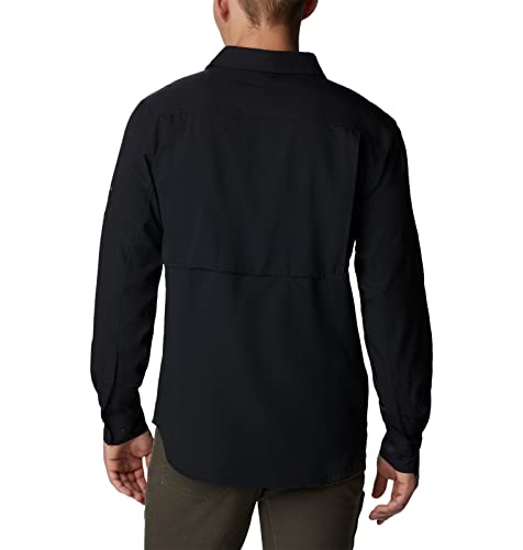 Image of Columbia Men's Silver Ridge Utility Lite Long Sleeve, Black, 1X Big