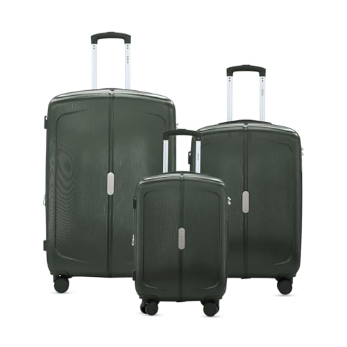 Image of IZOD Mateo 3 Piece Expandable Hardside Luggage Set, Forest