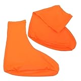 Alipis Fundas Protectoras para Zapatos de Caña Alta Impermeables y Antideslizantes, Polainas para Botas de Senderismo Naranja Talla L, Cubiertas a Prueba de Arena para Caminatas