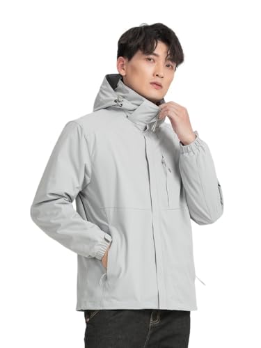 Lewey Mantenha-se seco e aquecido com nossa jaqueta de lã à prova de vento e à prova d'água para us