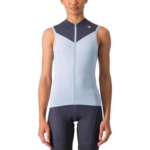 CASTELLI Solaris Sleeveless Jersey - Women's Winter Sky/Dark Steel Blue, S