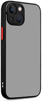 GGM G Y M & AKSESUAR iPhone 15 Plus ile Uyumlu Arka K sm  Mat  effaf Yap ya Sahip Kenarlar  Silikon Tpu Malzemeden  retilmi  Renkli Tu lara Sahip Kamera Korumal  Transparan K l f Siyah