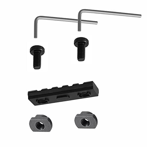 ZONEBIKE mlock Picatinny Rail Section Various Material Types for mlok System (Aluminum 3 5 7 9 11 13 Slots)