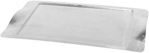 Mod18 Steelworks SM-42 11" x 20" Rectangular Tray, Brushed Stainless