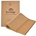 Zenlogy 12x16 Unbleached Parchment Paper Baking Sheets (100 Pcs) - Exact Fit for Your Half Sheet Pans