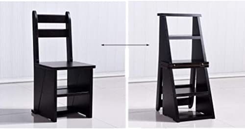 Taburete de escalera plegable y silla de escalera de 5 escalones portátil 2