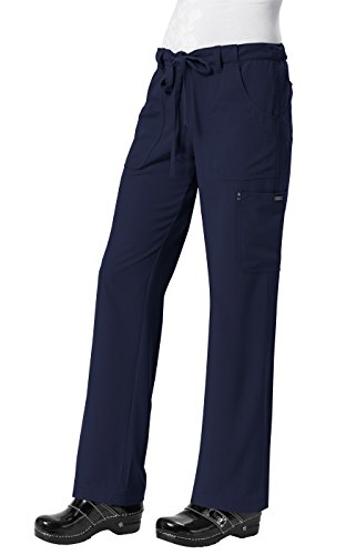 Koi Women's Petite Alicia Easy-Fit Mid-Rise Drawstring Waist Scrub Pants