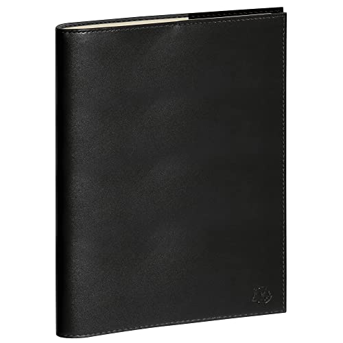 Exacompta 297621E - Agenda semainier de bureau Consultations Volga - 21 x 29,7 cm - Décembre 2025 à décembre 2026 - Coloris noir