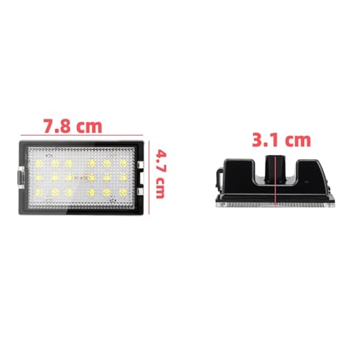 Luces de matrícula LED para Range Rover Sport L320 y Discovery 2