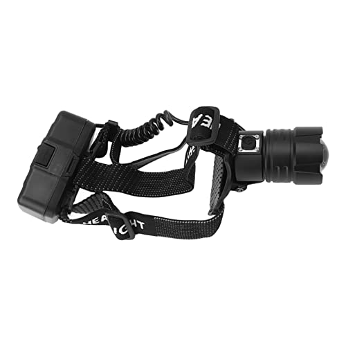 Linterna frontal LED recargable ajustable para evitar caídas en senderos oscuros 4