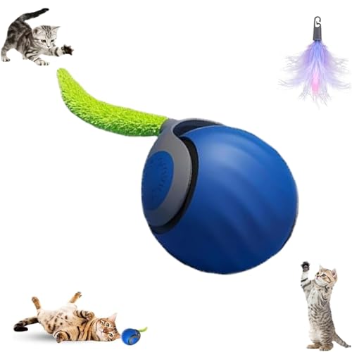 AUTRETY Speedy Tail 2.0,2025 New Speedy Tail 2.0 Cat Toy,Cat Toy Turbo Tail 3.0,Speedy Tail Ball,Interactive Cat Toys for Indoor Cat,Speedy Tail
