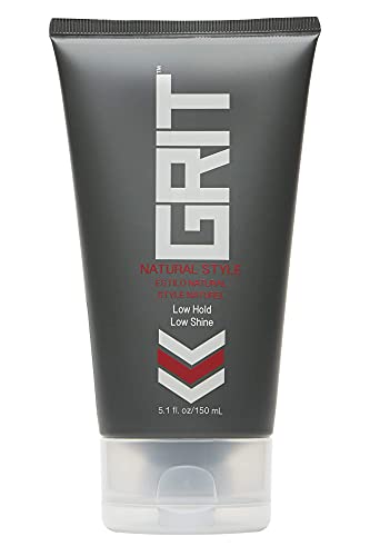 GREAT CLIPS GRIT Natural Style, 5.1oz | Low Hold, Low Shine Hair Styling Cream | Adds Slight Texture & Definition