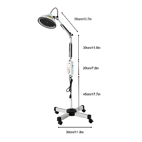 Image of JOMCYDM Heat Lamp TDP Heat Therapy Infrared Lamp 250W for Body Pain Relief Device for Body Face