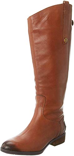 Sam Edelman Penny 2 Wide Calf Leather Riding Boot Whiskey 12 M #TOP28