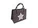 Produktbild CB Home & Style Filztasche Einkaufstasche Stern Tasche Shopper ca. 35 x 20 x 28 cm Einkaufskorb (Anthrazit-Stern)