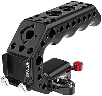 NEEWER Top Handle and NATO Rail Kit, Comfort Silicone Grip with Quick ...